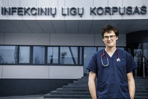 Tik „Stiliui“: fronto linijoje stovintis gydytojas Linas Svetikas jau mėnesį neapkabina dukros