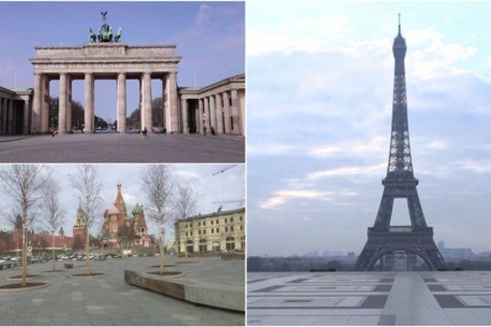 Gniaužia kvapą: palygino, kaip atrodo garsiausi pasaulio miestai prieš ir po karantino