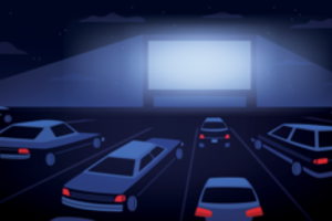 Eiti į kiną negalima, bet galima atvažiuoti: Vilniuje atidaromas drive-in kino teatras