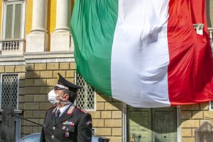 Italijoje – vilties suteikianti diena: užfiksuotas mažiausias naujų koronaviruso atvejų skaičius per mėnesį