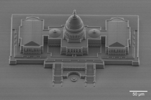 Lietuvos lazerininkų dovana Amerikai – JAV simbolis, kurio neįmanoma pamatyti plika akimi