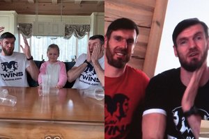 Broliai Lavrinovičiai apie karantiną: „Pilvai auga, nežinom, ką daryti“