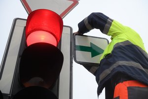 Klaipėdos sankryžose – dar daugiau žalių rodyklių