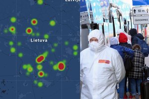 Pasitikrink: užsikrėtusių koronavirusu maršrutai – interaktyviame žemėlapyje