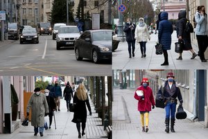 Vilnius bunda iš niūraus sapno: gatvėse pamažu intensyvėja eismas