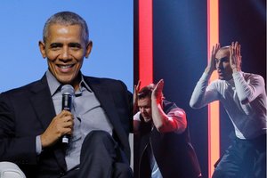 Barackas Obama „uždainavo“ Lietuvai „Eurovizijoje“ atstovauti turėjusių „The Roop“ dainą