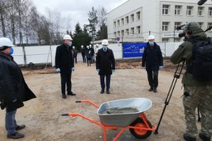  Santaros klinikų miestelis Vilniuje vėl tampa statybų aikštele