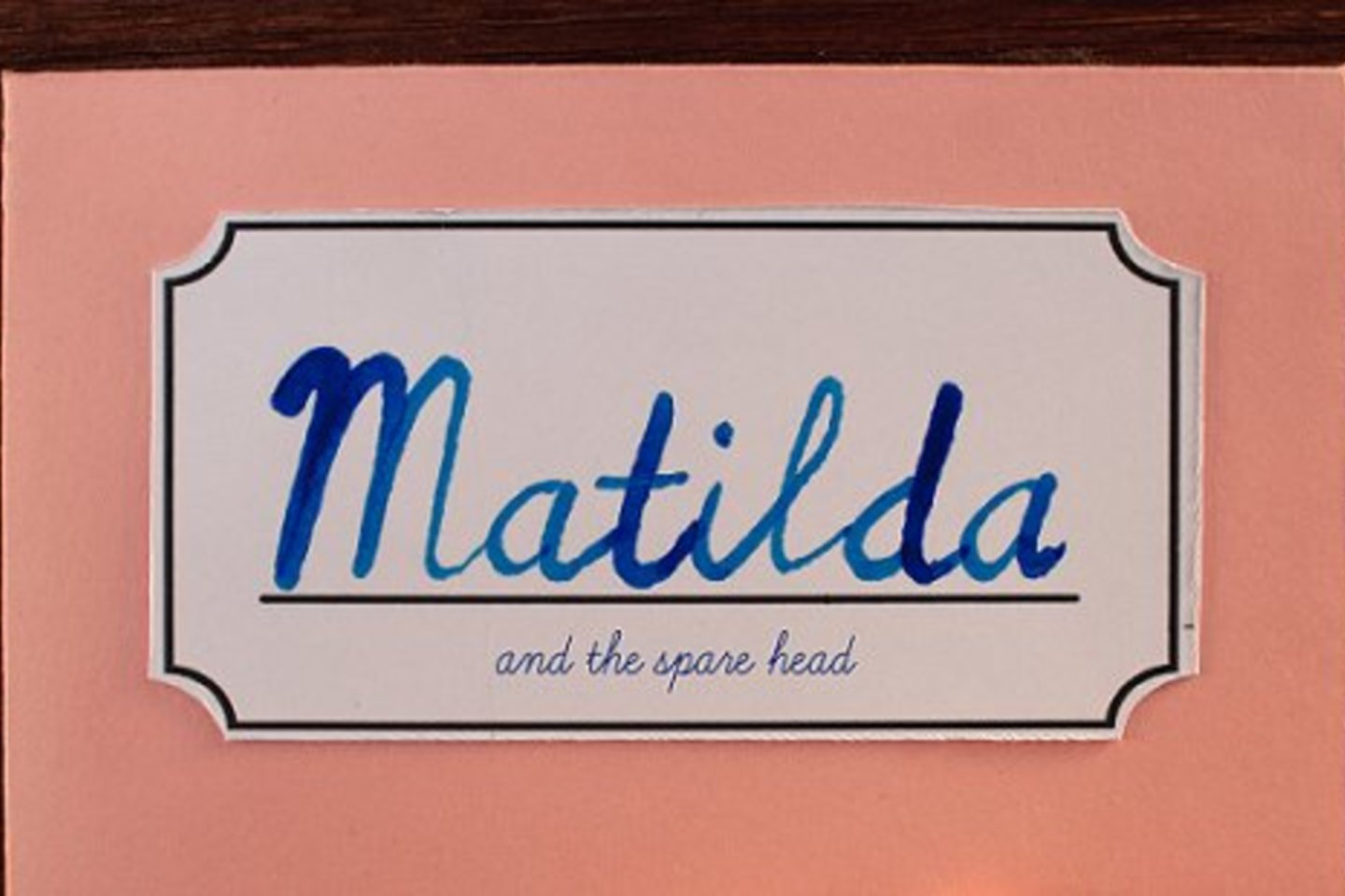 Kadras iš filmo „Matilda ir atsarginė galva“.