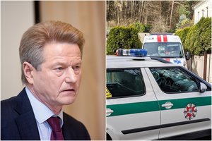Šeštadienį į R. Pakso namus lėkė policija: žmona apkaltino vyrą smurtu