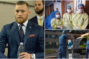 Pandemijos įkarštyje – medikų padėka C. McGregorui: „Neįsivaizduojate, ką tai reiškia“