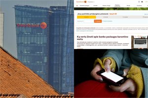 Moteris tikina sulaukusi iš „Swedbank“ grasinančios žinutės: nesulaiko nė karantinas