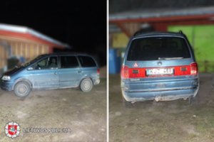 Po žinios apie įtariamą žmogžudystę Rokiškio r. – policijos prašymas: ar matėte šį automobilį?