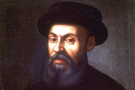 1521 m. mirė portugalų jūrininkas Fernandas Magelanas (apie 41 m.). Žuvo įsikišęs į atrasto Filipinynų salyno vietinio vado pavaldinių tarpusavio ginčus.<br>Vikipedijos nuotr.