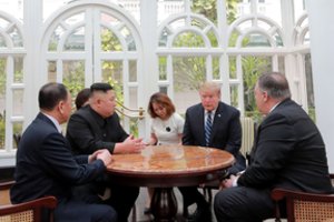 M. Pompeo: „Kim Jong-uno pasitraukimas nepakeistų JAV tikslų Šiaurės Korėjos atžvilgiu“