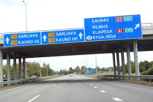 „Via Baltica“ magistralėje bus tobulinamas ruožas Kauno rajone
