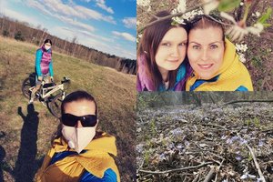 Rūta Mikelkevičiūtė su dukra dviračiais numynė 30 km: „Visai nekeista, kad pasiklydom“