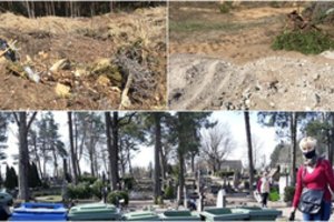  Į kapines atvykusi moteris pašiurpo: tuoj žmones teks laidoti šiukšlėse, tačiau seniūnas turi pasiaiškinimą