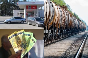 Krintant naftos kainoms – reakcija į skaičius Lietuvos degalinėse: „Turėtų būti žymiai pigiau“