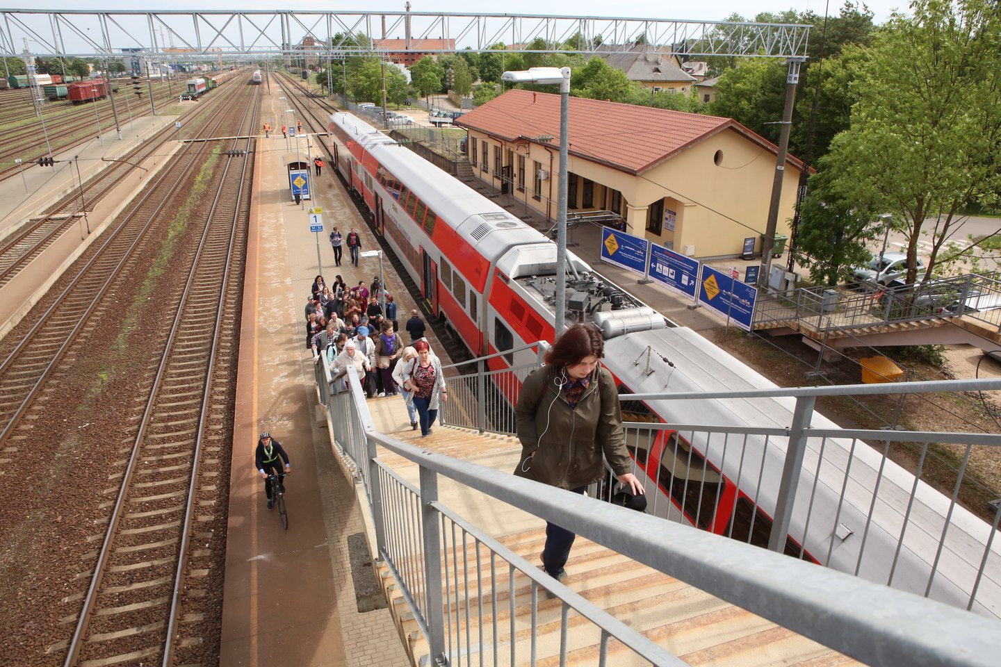 Vilniaus geležinkelio stotyje (VGS) atliekamų tunelio remonto darbų keisis dalies esamų maršrutų tvarkaraščiai.<br>M.Patašiaus nuotr.