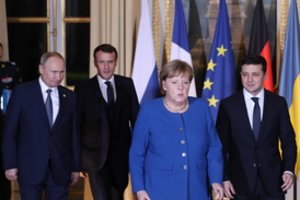 Kijevas: ketvirtadienį vyks „Normandijos ketverto“ diplomatijos vadovų vaizdo konferencija