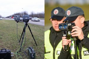 Rekordas Klaipėdos apskrityje: automobilis užmiestyje skriejo 255 km/val. greičiu