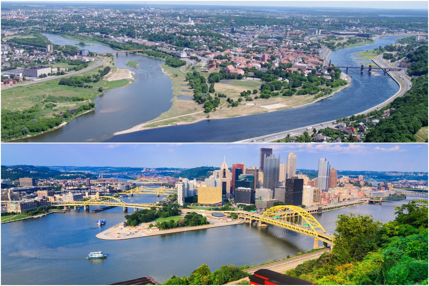   Iš pirmo žvilgsnio Kaunas ir Pitsburgas kartografiniu atžvilgiu atrodo labai panašūs.<br> M. Patašiaus / 123rf nuotr.