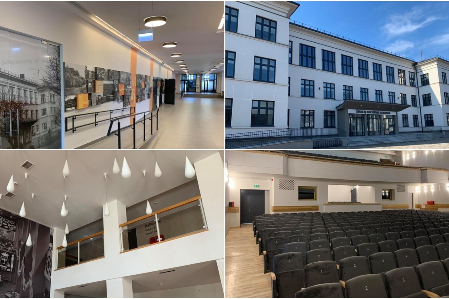 Daugiau nei dvejus metus trukę Šiaulių kultūros centro renovacijos darbai baigti.<br>Šiaulių kultūros centro nuotr.
