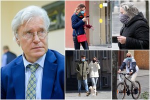 Profesorius Julius Kalibatas atsakė, ar pasibaigus karantinui ir toliau reikėtų dėvėti kaukes