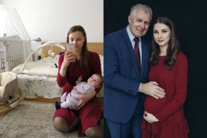 Mama tapusi Lina Anušauskienė papasakojo apie gimdymą ir išbandymus namuose