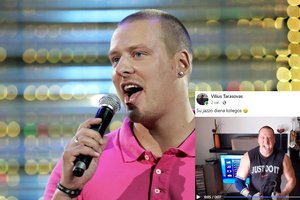 Vilius Tarasovas nuotaikingu vaizdo įrašu pasveikino kolegas