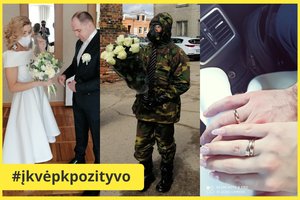 Per karantiną susituokę vilniečiai pasidalino įspūdžiais: „Taip tuoktis – pigiau“