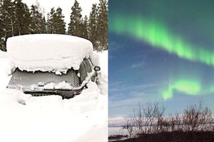 Švedijos šiaurėje aptiktas vyras automobilyje išgyveno 2 mėnesius spaudžiant 30 laipsnių šalčiui