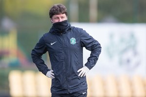 „Žalgirio“ treneris A. Baga apie pirmąją treniruočių savaitę: skaičiavo atstumus tarp žaidėjų