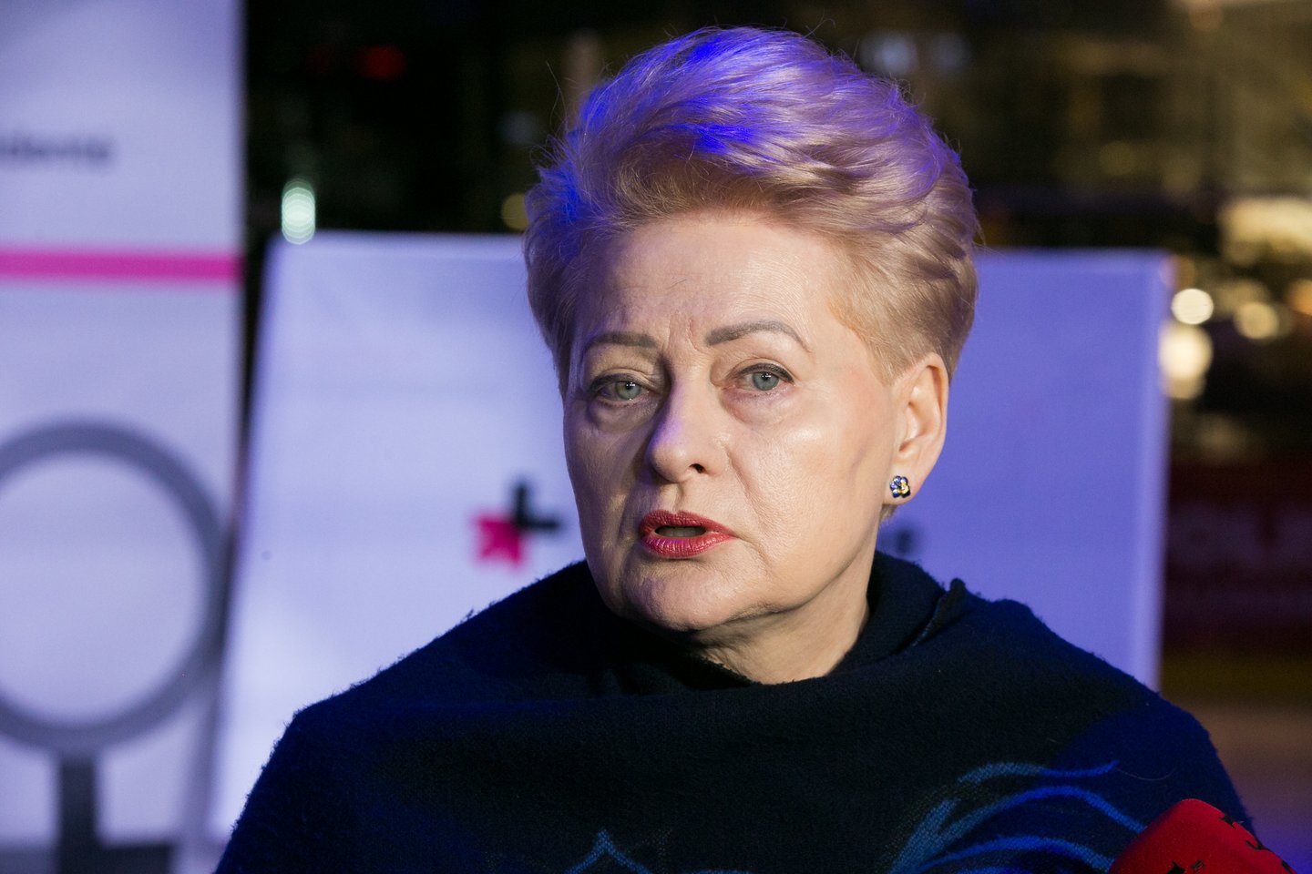 Kadenciją baigusi prezidentė Dalia Grybauskaitė.<br>T.Bauro nuotr.