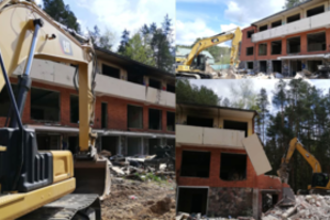 Legendinė „Žalgirio“ bazė užbaigė savo agoniją: pradėti griovimo darbai