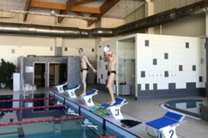 D. Margevičius ir G. Titenis pralaužė ledus – treniruojasi duris atvėrusiame Radviliškio baseine