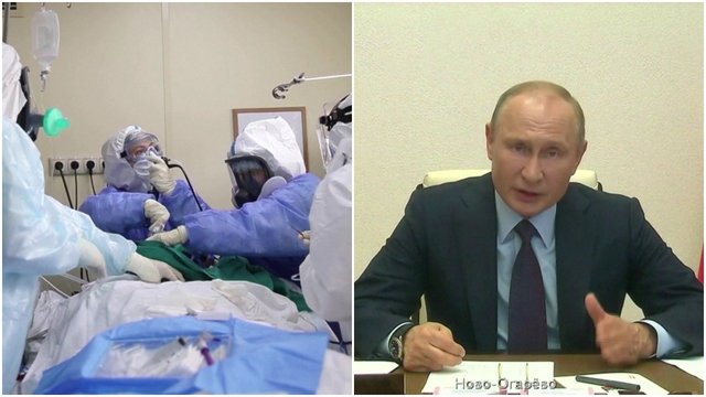 Šokiruojantis rekordas Lietuvos pašonėje: Rusija nesusitvarko su pandemija