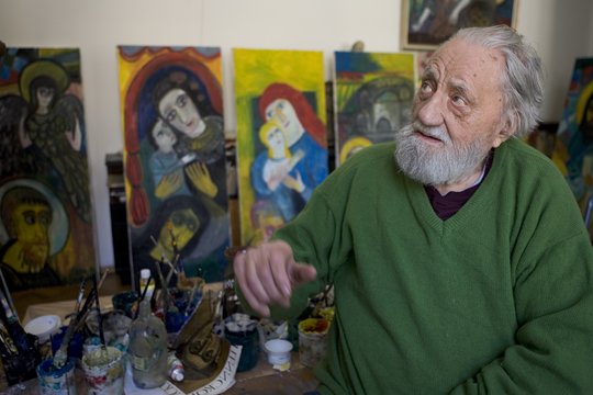 1919 m. gimė vienas žymiausių lietuvių dailininkų Augustinas Savickas. Mirė 2012 m.<br>M.Juknevičiūtės nuotr.