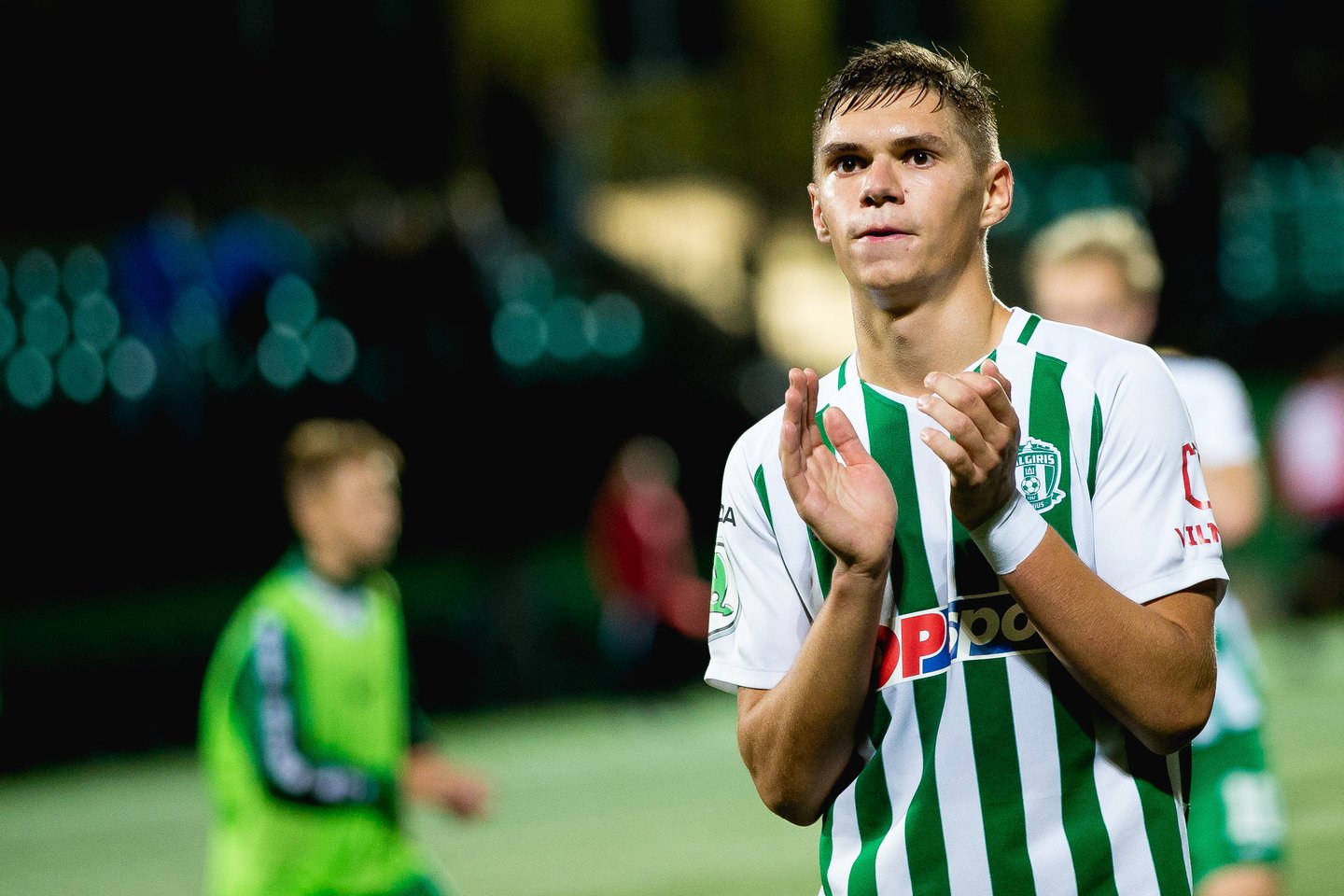 Karolis Uzėla patenkintas sugrįžimu į Vilnių.<br> E.Žaldario/fkzalgiris.lt nuotr.