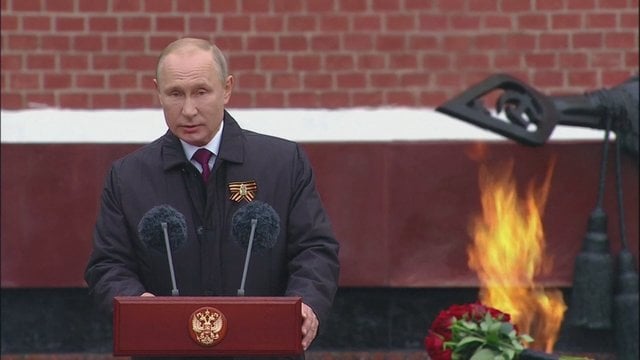 Koronaviruso akivaizdoje – Pergalės dienos minėjimas Rusijoje: V. Putinas apie infekciją neužsiminė