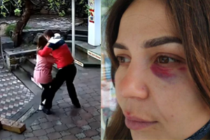 Skandalas Kryme: MMA treneris iš Rusijos žiauriai sumušė kaukę užsidėti liepusią pardavėją