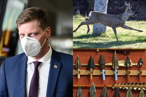 Lankais medžioti gyvūnus užsimojęs Aplinkos ministras atsiprašė