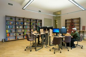 Bibliotekose leidžiama naudotis kompiuterių ir interneto skaityklomis