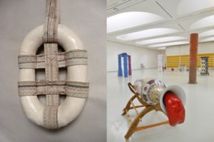 Milžiniškų skulptūrinių objektų kūrėjas ėmėsi trapaus porceliano