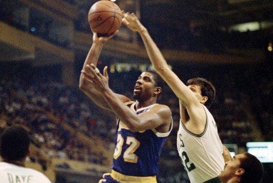 Žvilgsnis į praeitį: naujoko Magico Johnsono šou NBA finale