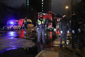 Sankt Peterburgo ligoninėje kilus gaisrui žuvo mažiausiai penki žmonės 