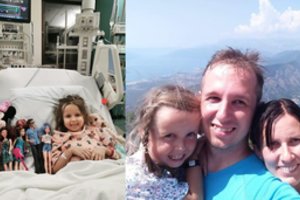 Širdį spaudžianti istorija: penkiametei Elžbietai tėtis atidavė dalį savęs