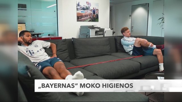 Miuncheno „Bayerno“ žaidėjai moko sirgalius higienos: pasidalijo mokomuoju filmuku