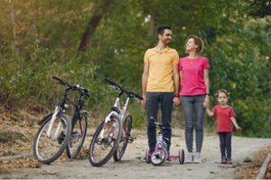 Konkretūs skaičiai, kaip parinkti vaikui ir suaugusiam dviratį pagal jo ūgį