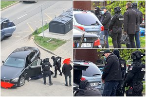 Vilniečių dėmesį prikaustė žaibiška „Aro“ operacija – sulaikytas BMW vairuotojas